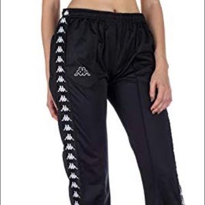 Black Kappa Track Pants X-Small